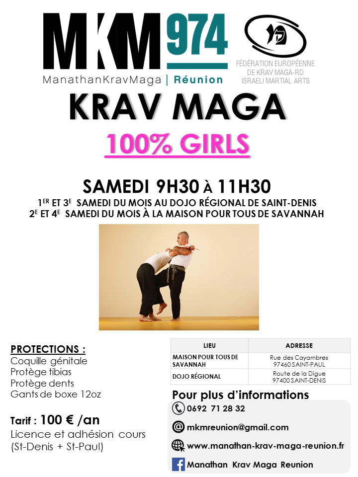 Samedi 03/11/2018 – Reprise Kravmagirls au dojo régional